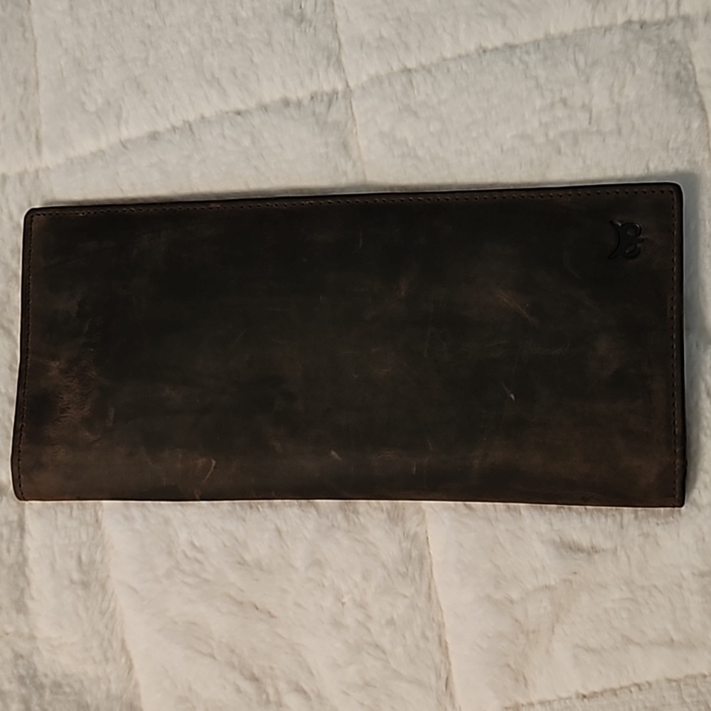 Wise Owl Slim BiFold Leather Credit Card Wallet